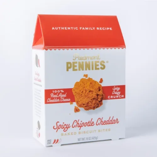 Spicy Chipotle Cheddar Cheese Crackers, Boxes (6)
