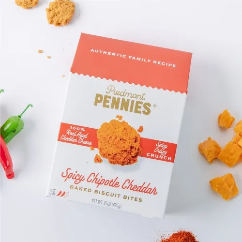 Spicy Chipotle Cheddar Cheese Crackers, Boxes (6)