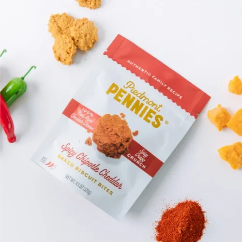Spicy Chipotle Cheddar Cheese Crackers, Pouches (20)
