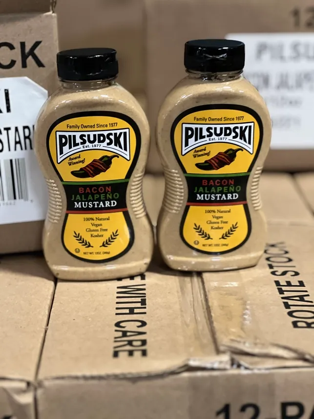Bacon Jalapeno Mustard 12/12 oz Squeeze