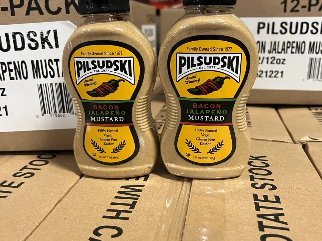 Bacon Jalapeno Mustard 6/12 oz Squeeze