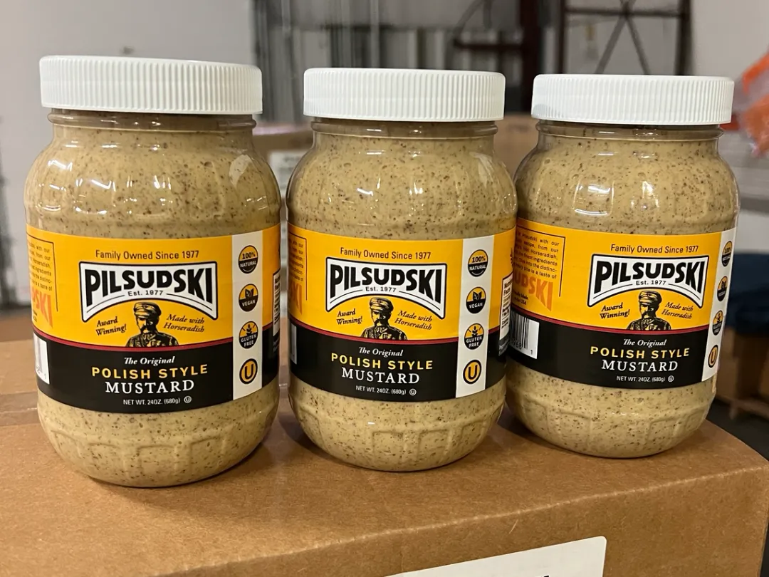 Polish Style Mustard with Horseradish 12/24 oz Jar