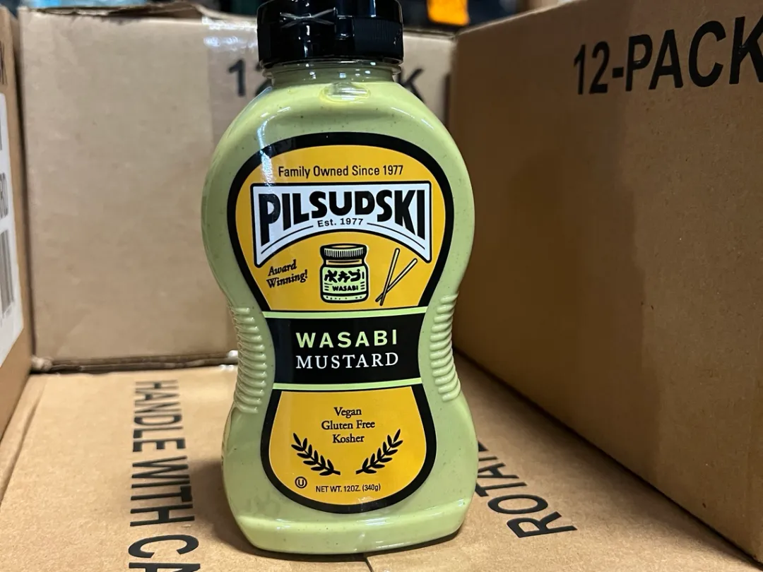 Wasabi Mustard 12/12 oz Squeeze