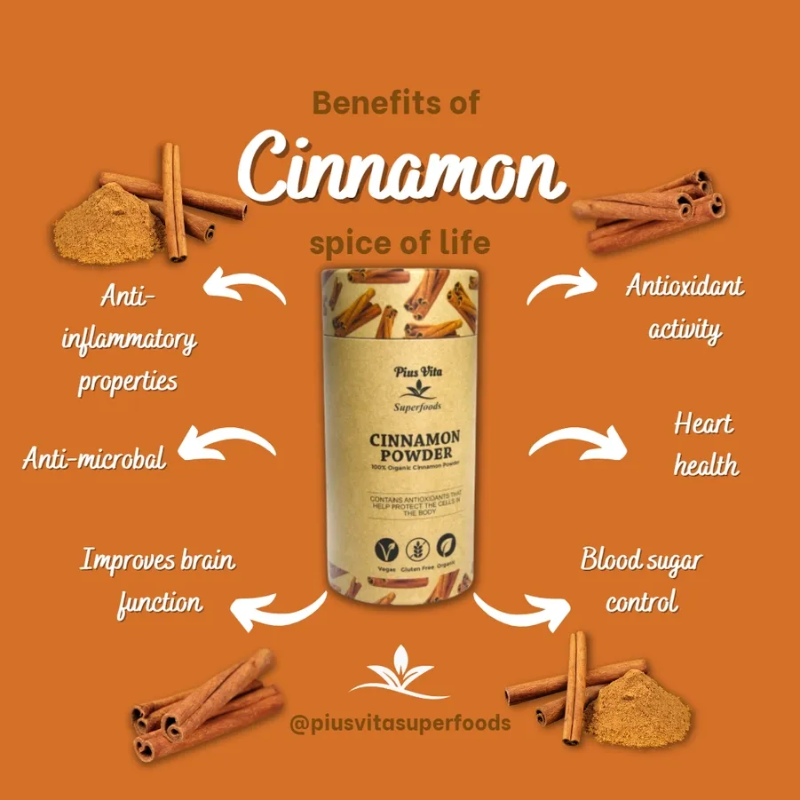Organic Ceylon Cinnamon Powder – 200g