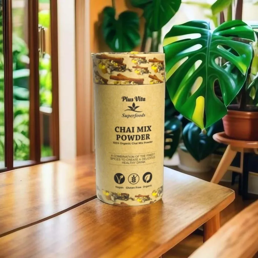 Organic Chai Mix Powder – Sugar Free, Dairy Free – 200g