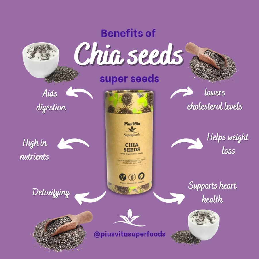 Organic Chia Seeds – 350g
