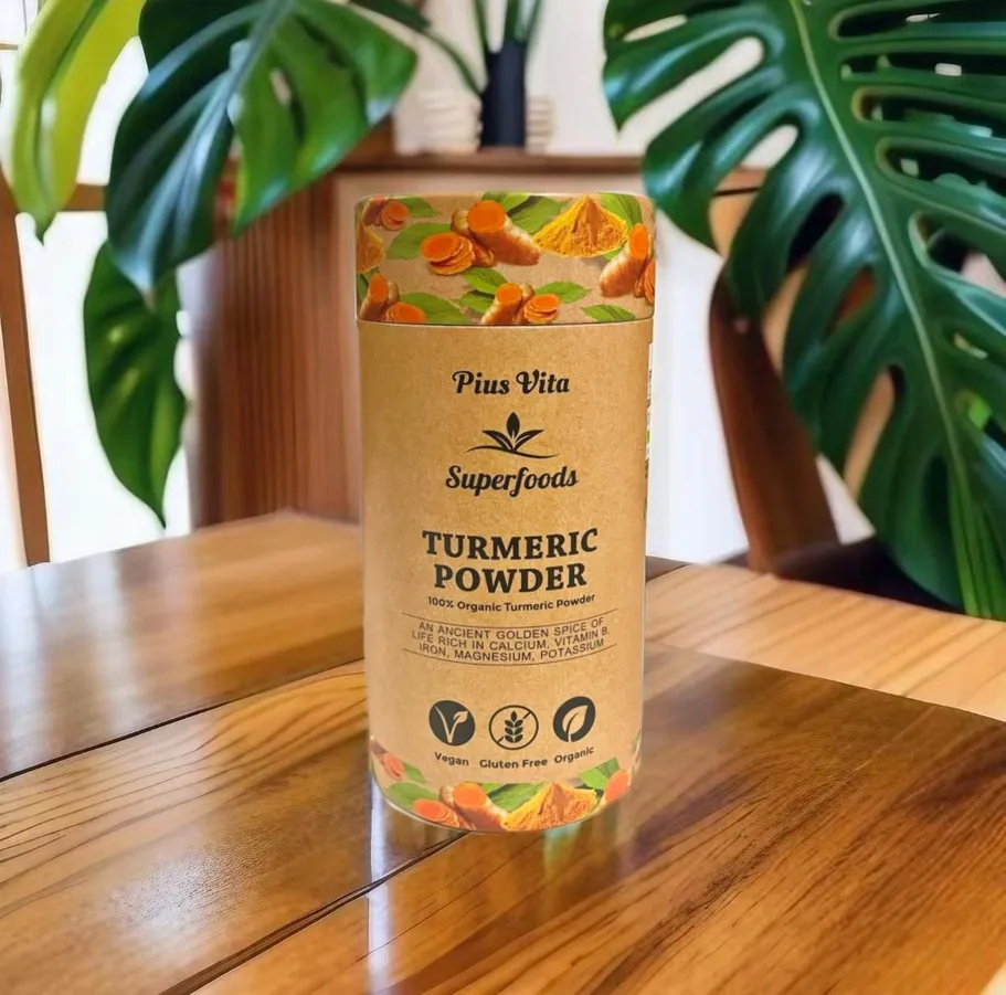 Organic Turmeric Powder – Sugar Free and Diary Free – 200g
