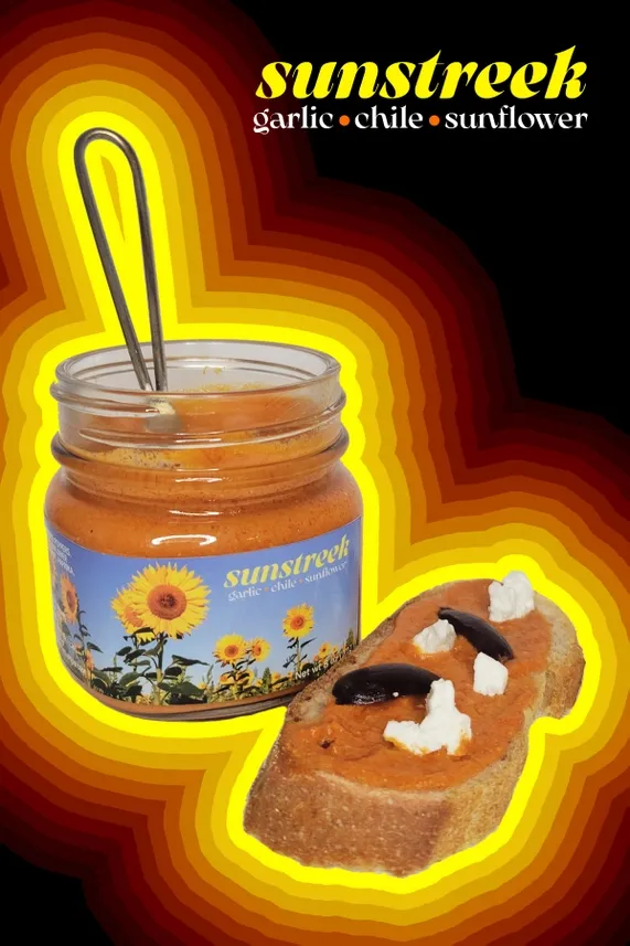 Sunstreek Garlic-Chile-Sunflower Spread