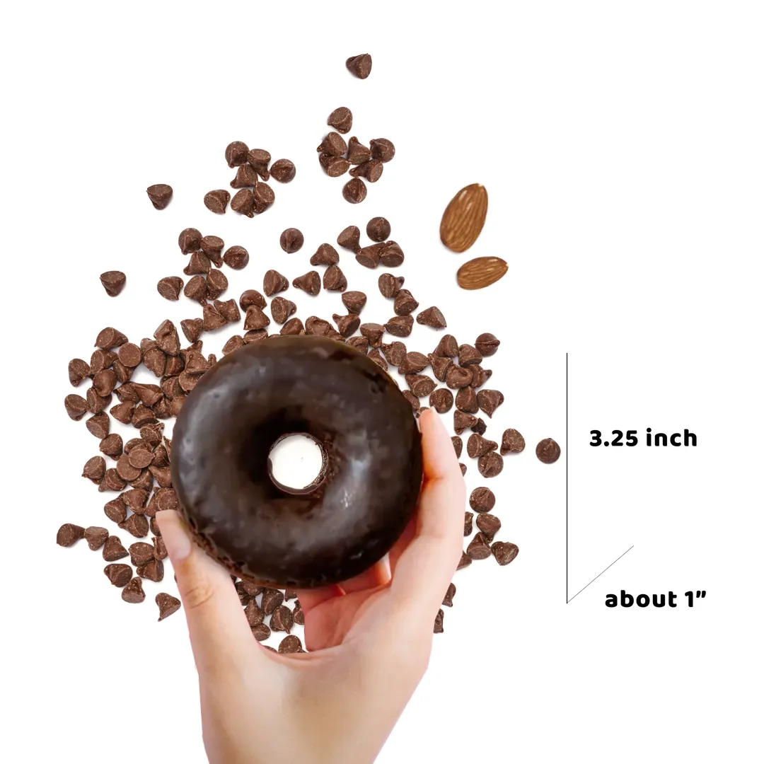 Frosted Dark Chocolate Donut (8pack)