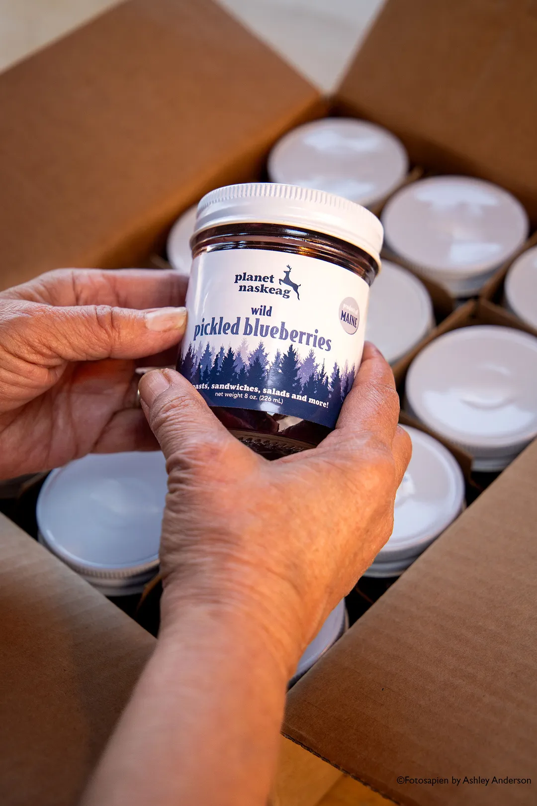 Wild Pickled Blueberries