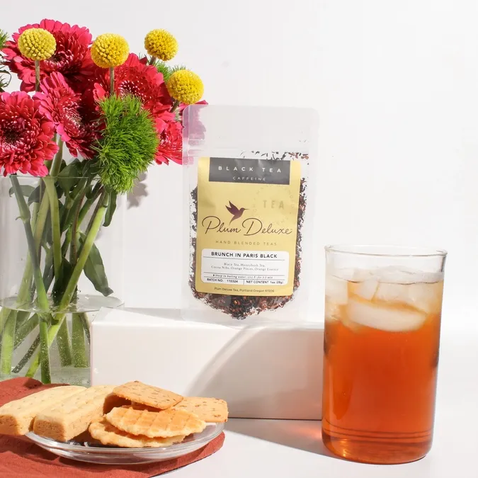 Brunch in Paris Black Loose Leaf Tea Blend (Chocolate - Orange) - 1 lb