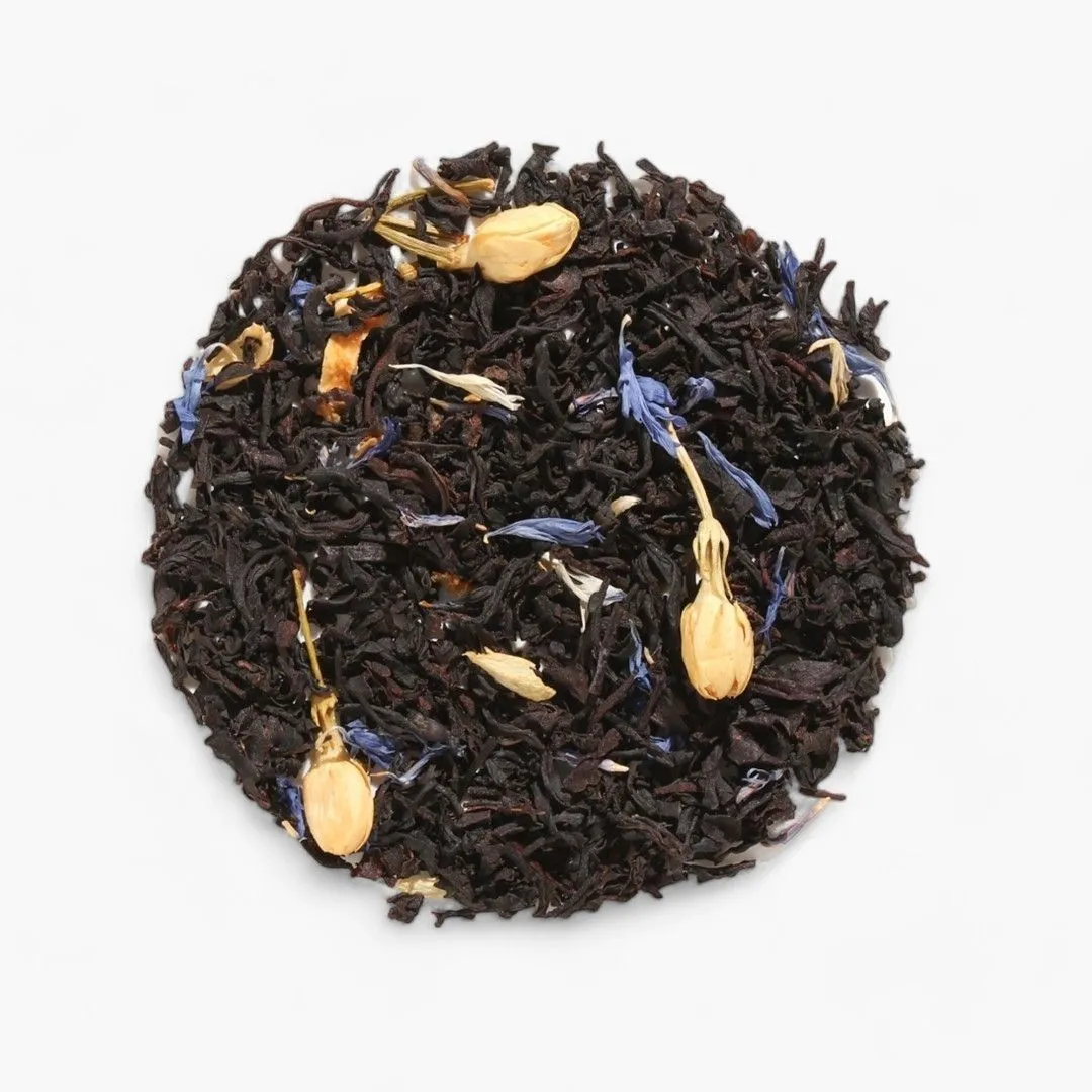 Creme Brulee Earl Grey Loose Tea in Glass Jars - Case of 6