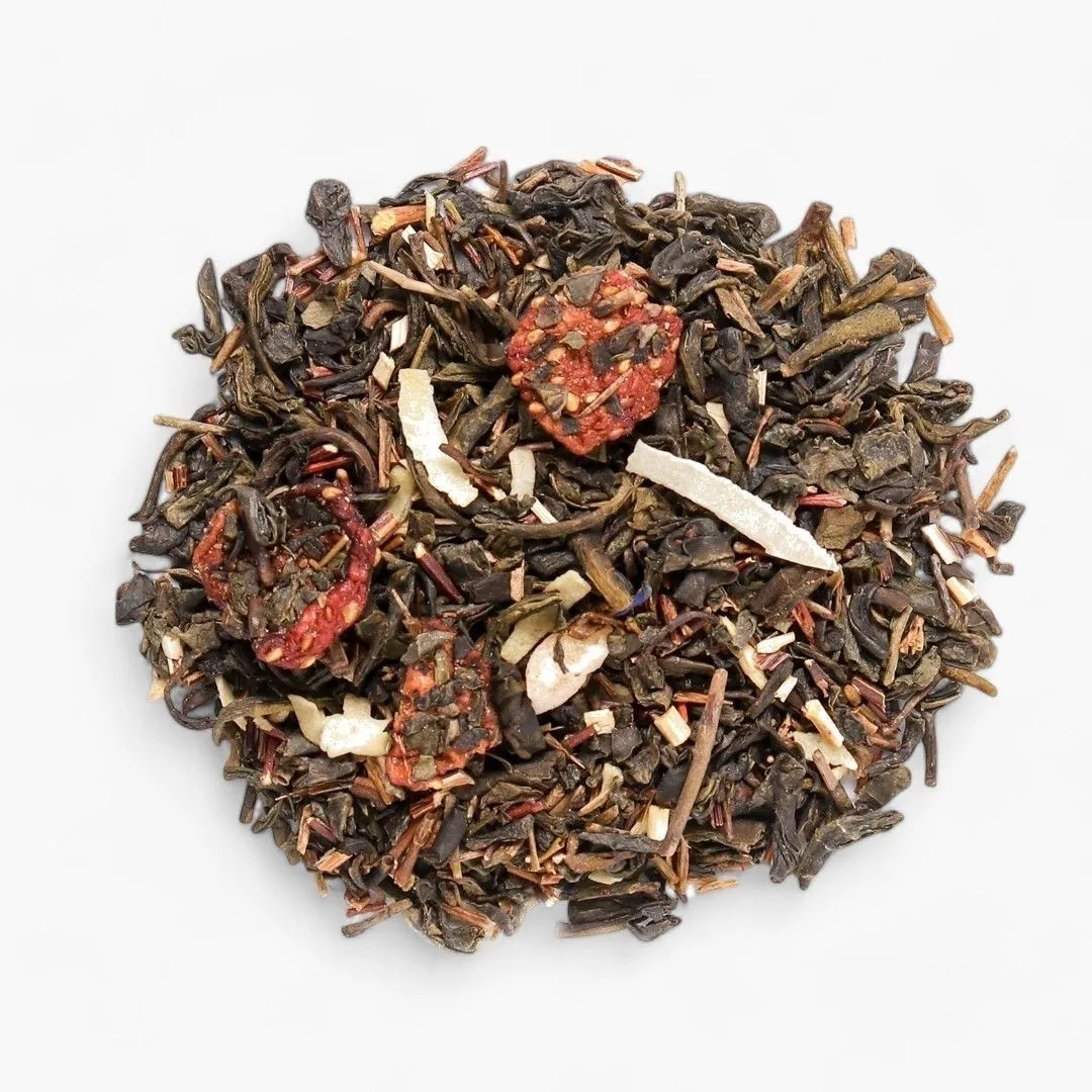 Tropical Vacation Green Tea (Strawberry/Coconut/Pineapple) - 1 oz