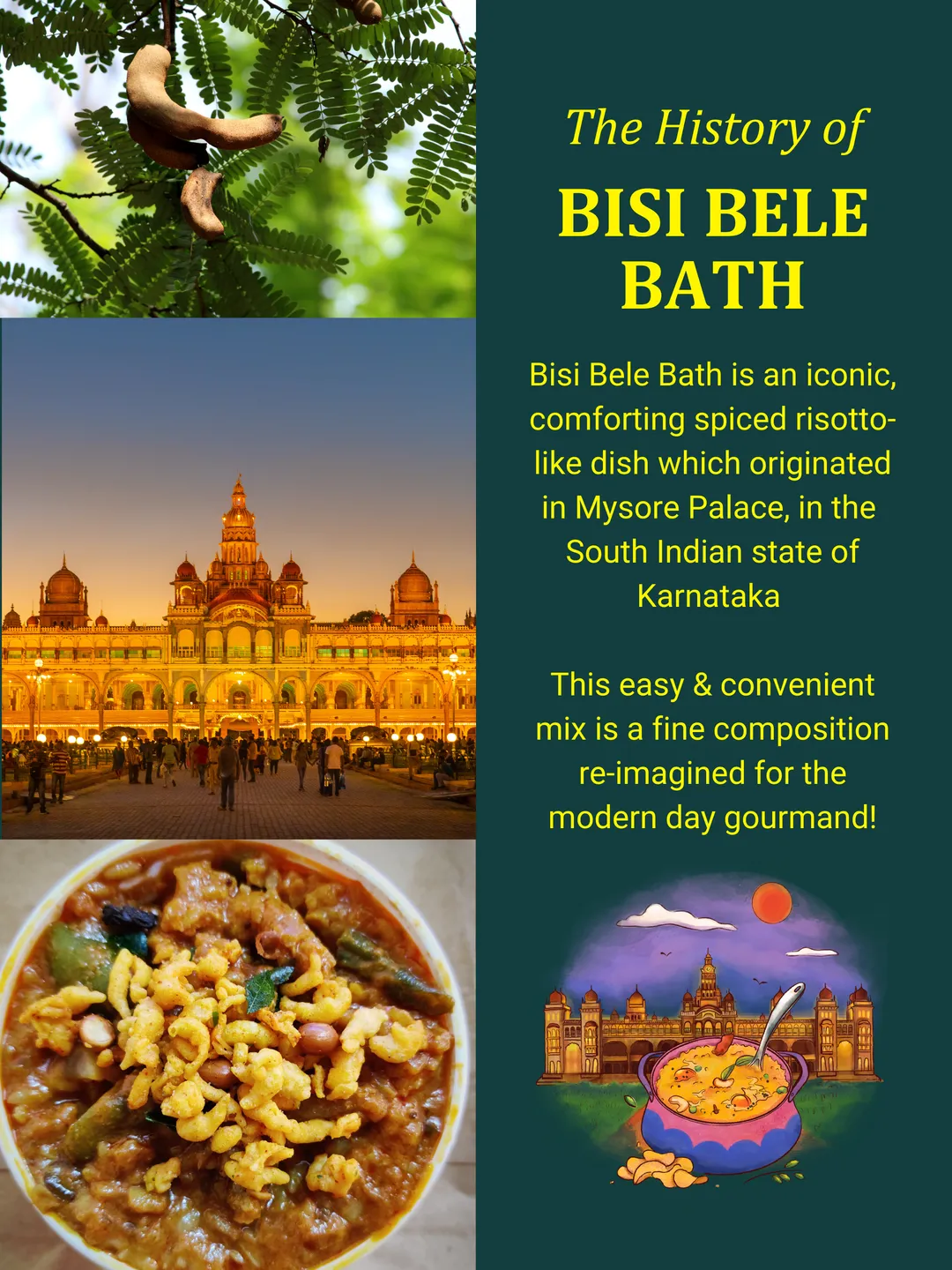 Bisi Bele Bath: 3 One Pot Meals/box
