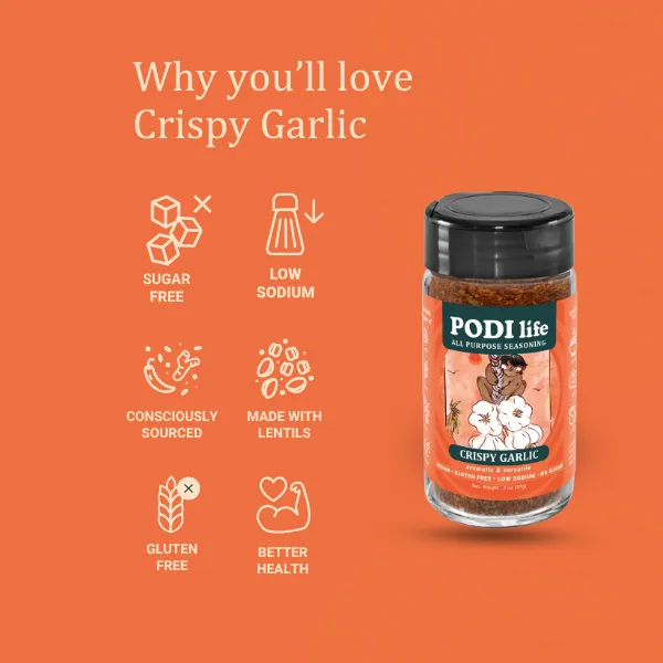 Crispy Garlic Seasoning, Sprinkler