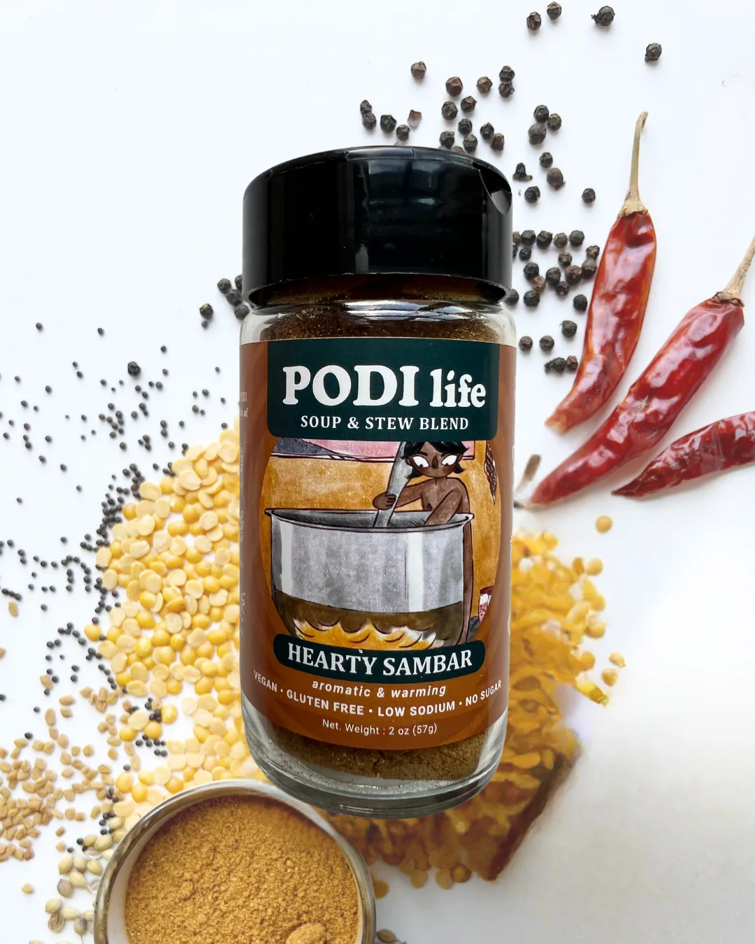 Hearty Sambar Soup & Stew Spice Blend