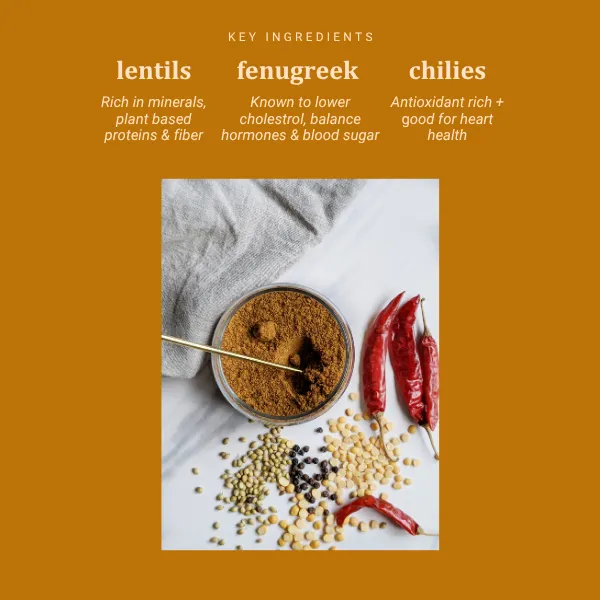 Hearty Sambar Soup & Stew Spice Blend