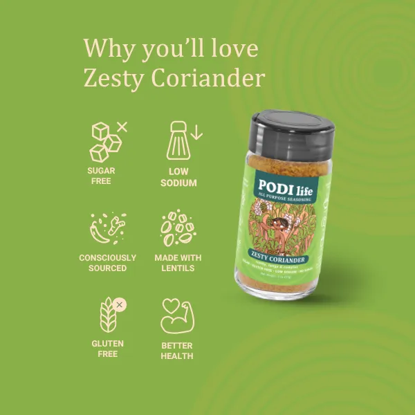 Zesty Coriander Seasoning, Sprinkler