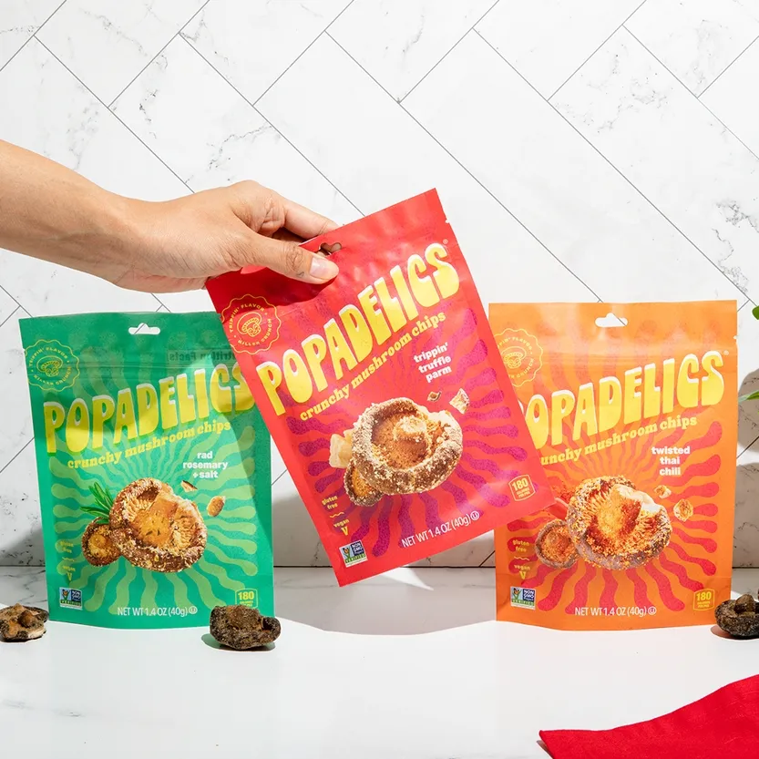 Rad Rosemary & Salt - Mushroom Chips - 6 Pack
