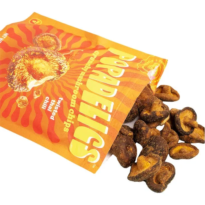 Twisted Thai Chili - Mushroom Chips - 6 Pack