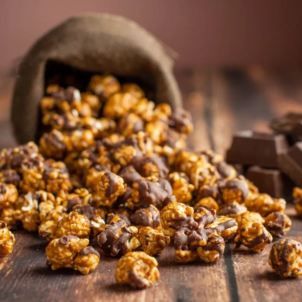 Caramel Chocolate Drizzle Gourmet Popcorn (6oz)