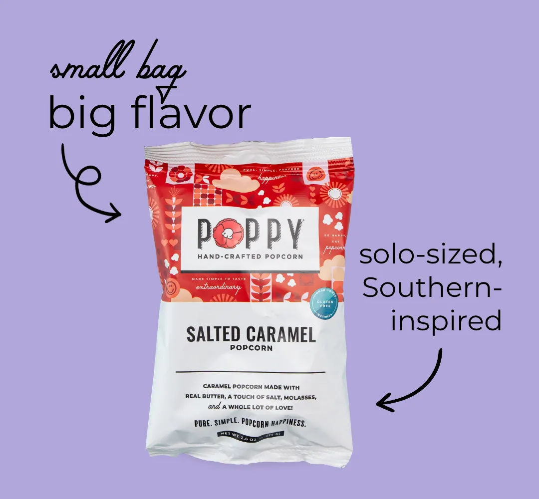 Salted Caramel Snack Bag Popcorn