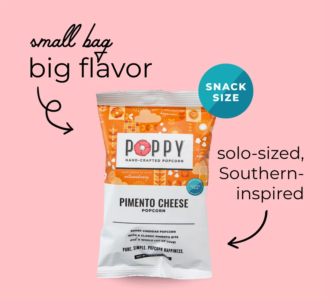 Pimento Cheese Snack Bag Popcorn