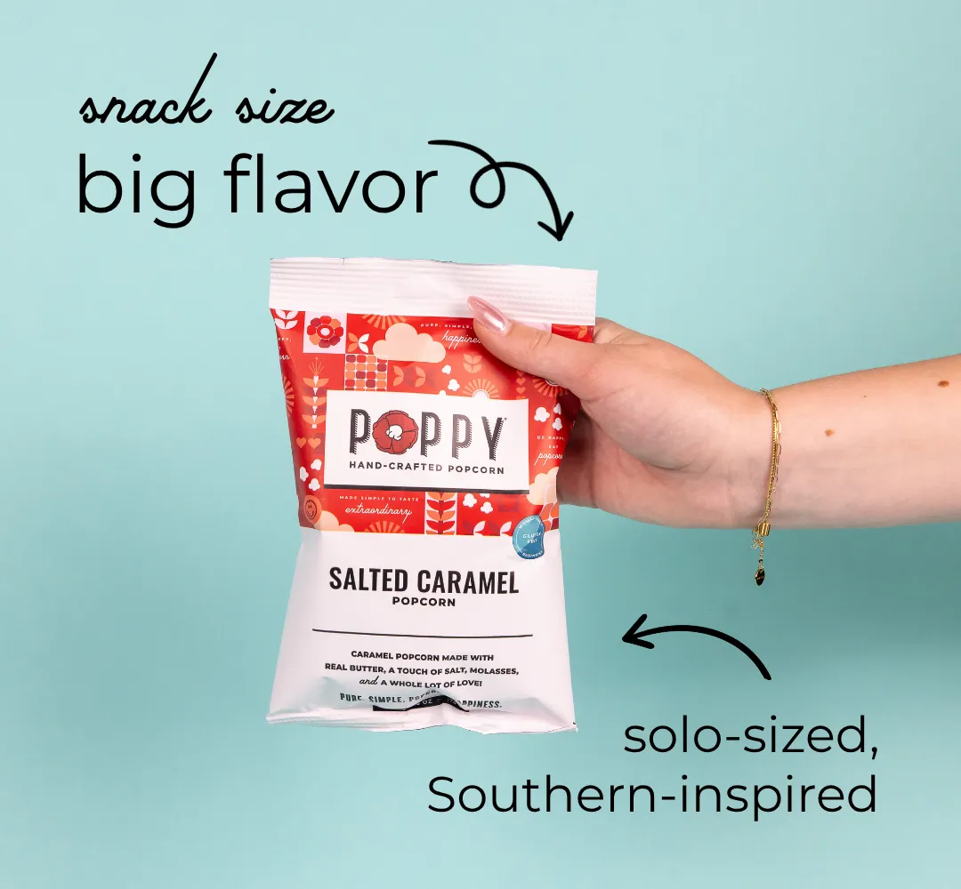 Salted Caramel Snack Bag Popcorn