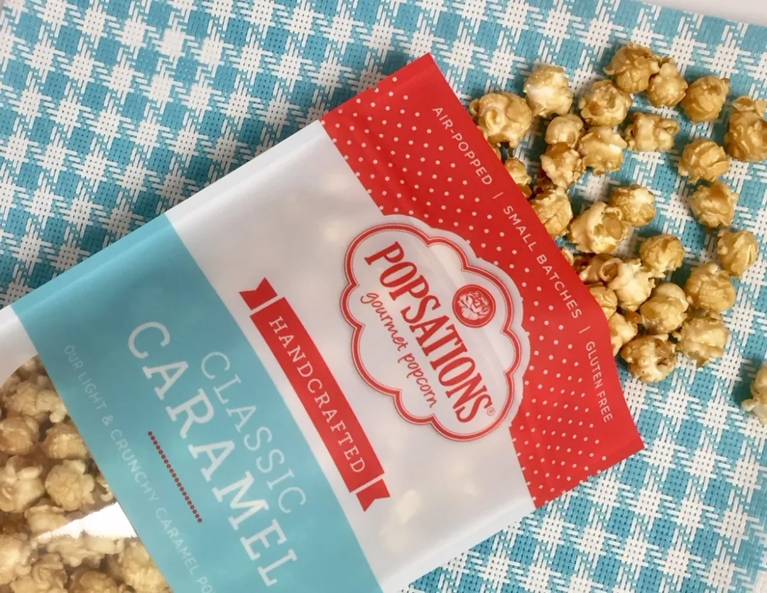 Classic Caramel Gourmet Popcorn 6oz Zip Pouch