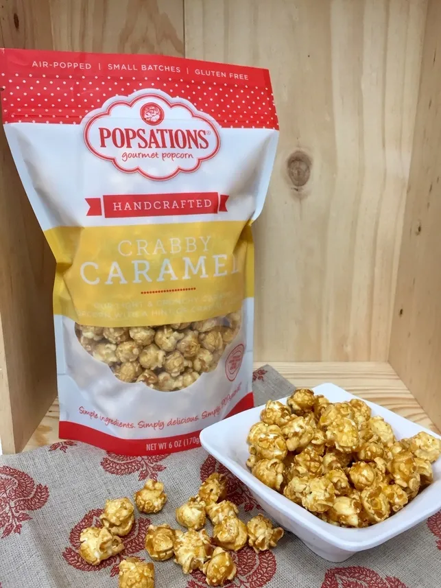 Crabby Caramel® Old Bay Gourmet Popcorn 6oz Zip Pouch