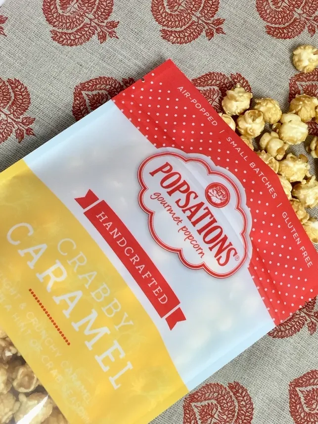 Crabby Caramel® Old Bay Gourmet Popcorn 6oz Zip Pouch