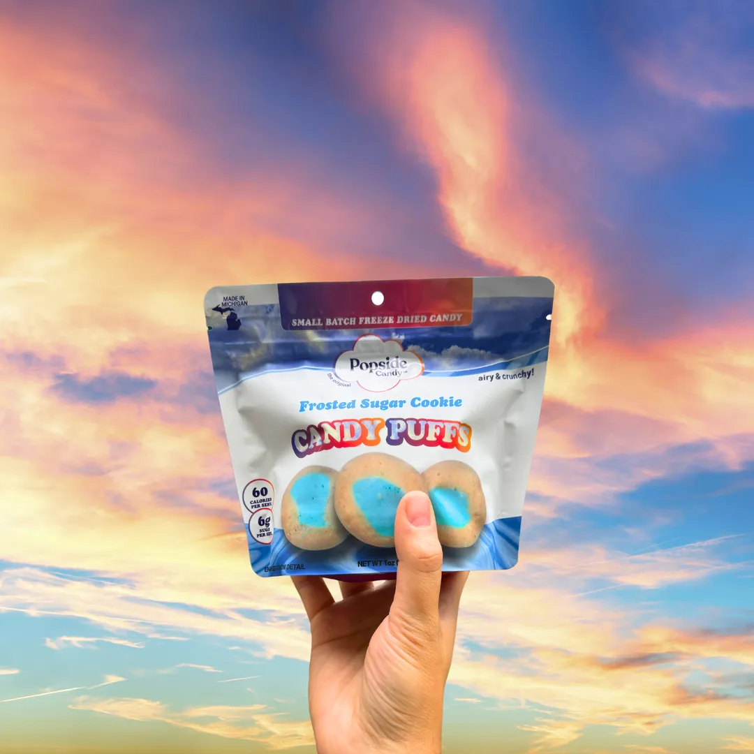 Frosted Sugar Cookie Candy Puffs