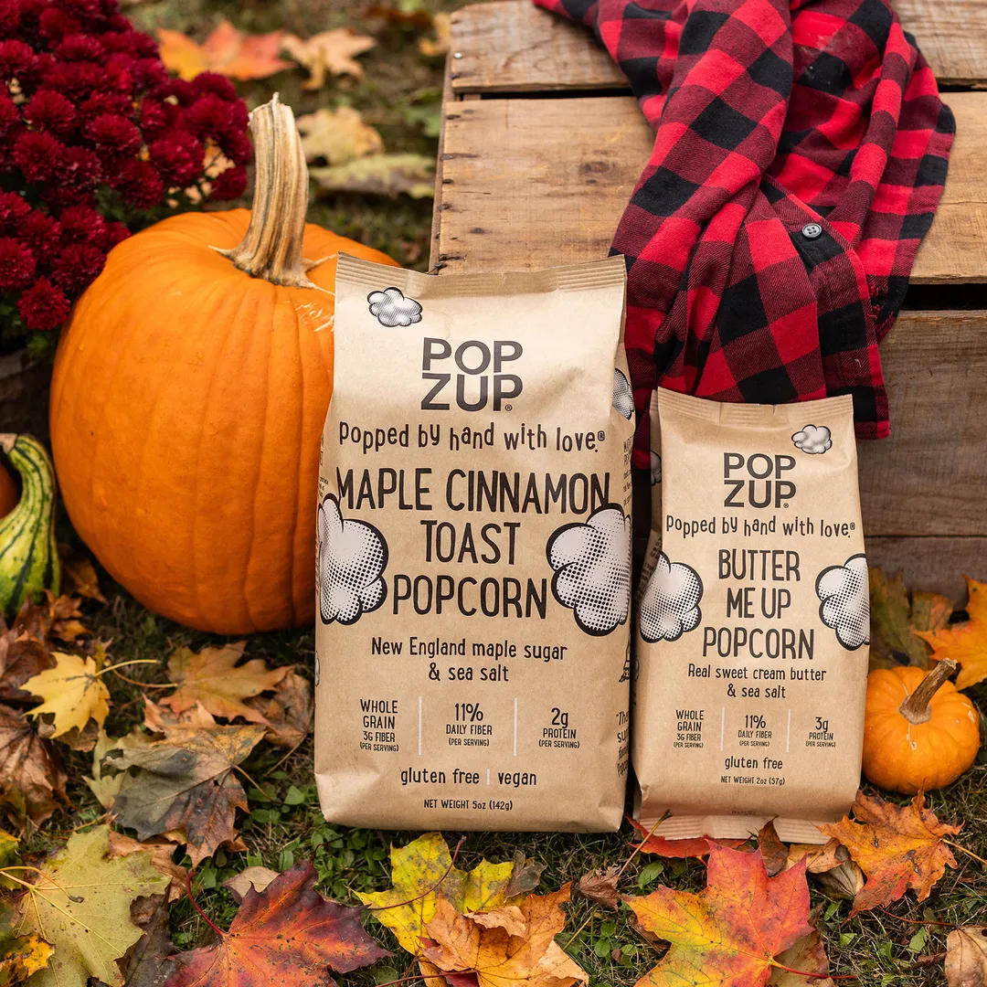 Maple Cinnamon Toast Popcorn Bags - Family Sized