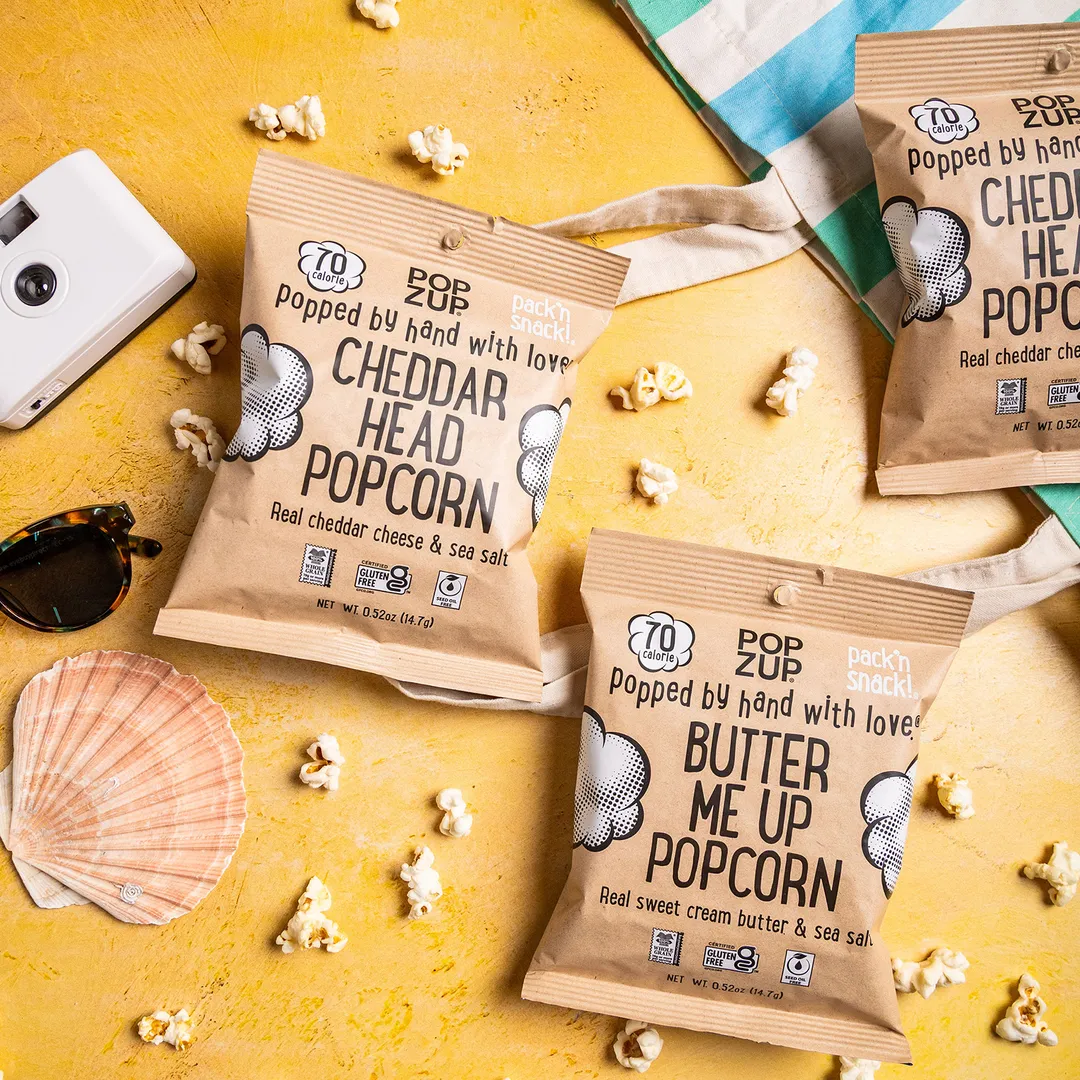 Cheddar Head Popcorn Bags - 70 calorie