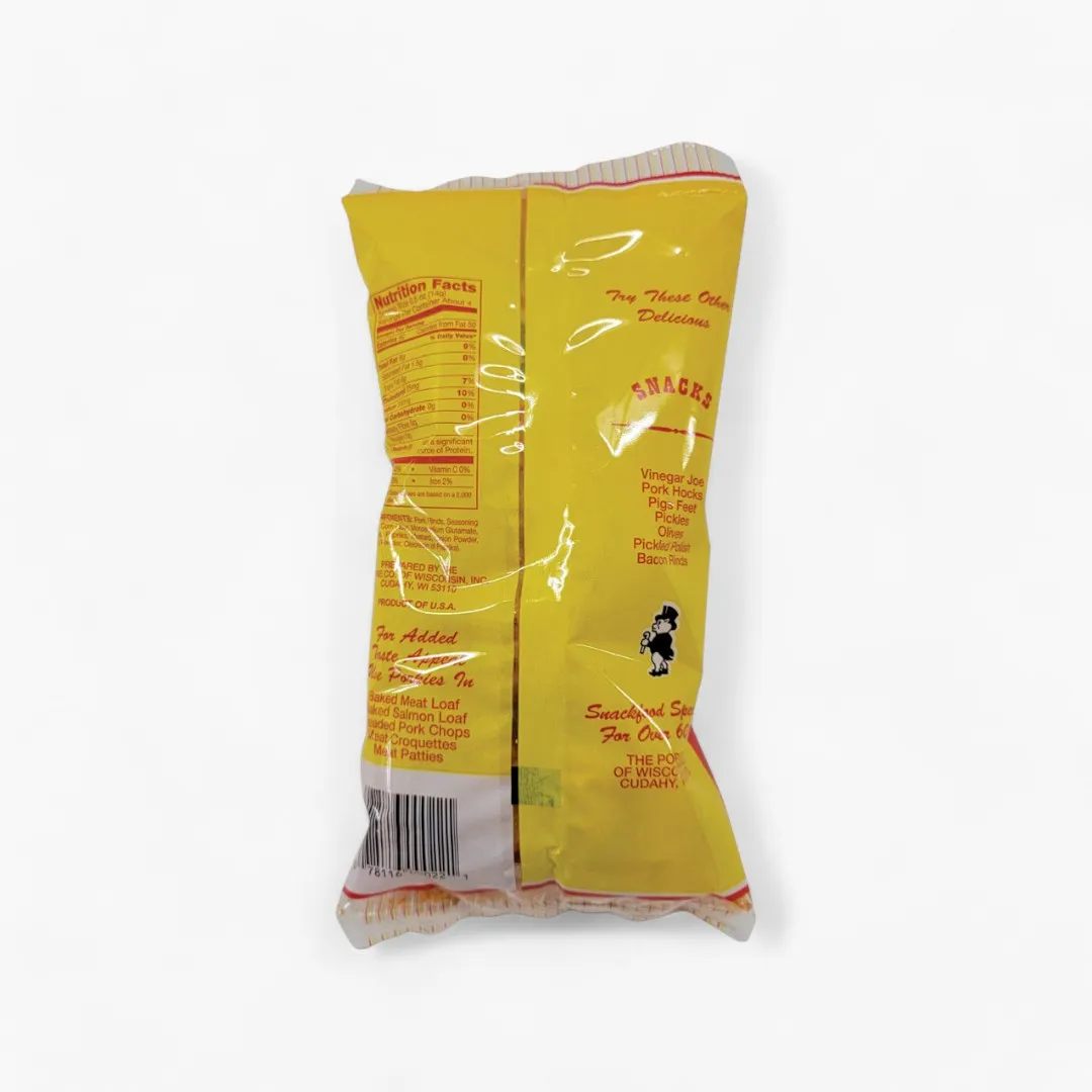 Porkie's Hot Pork Rinds 1.75oz bag