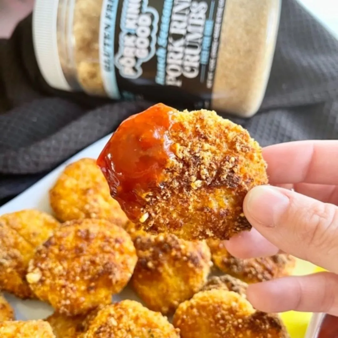 Pork King Good Ranch Pork Rinds Crumbs 12oz Jar