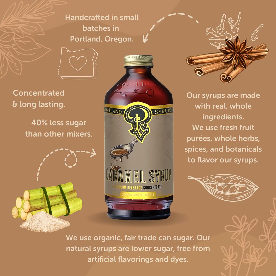 Caramel Syrup 3.4 oz - Cocktail / Mocktail Mix