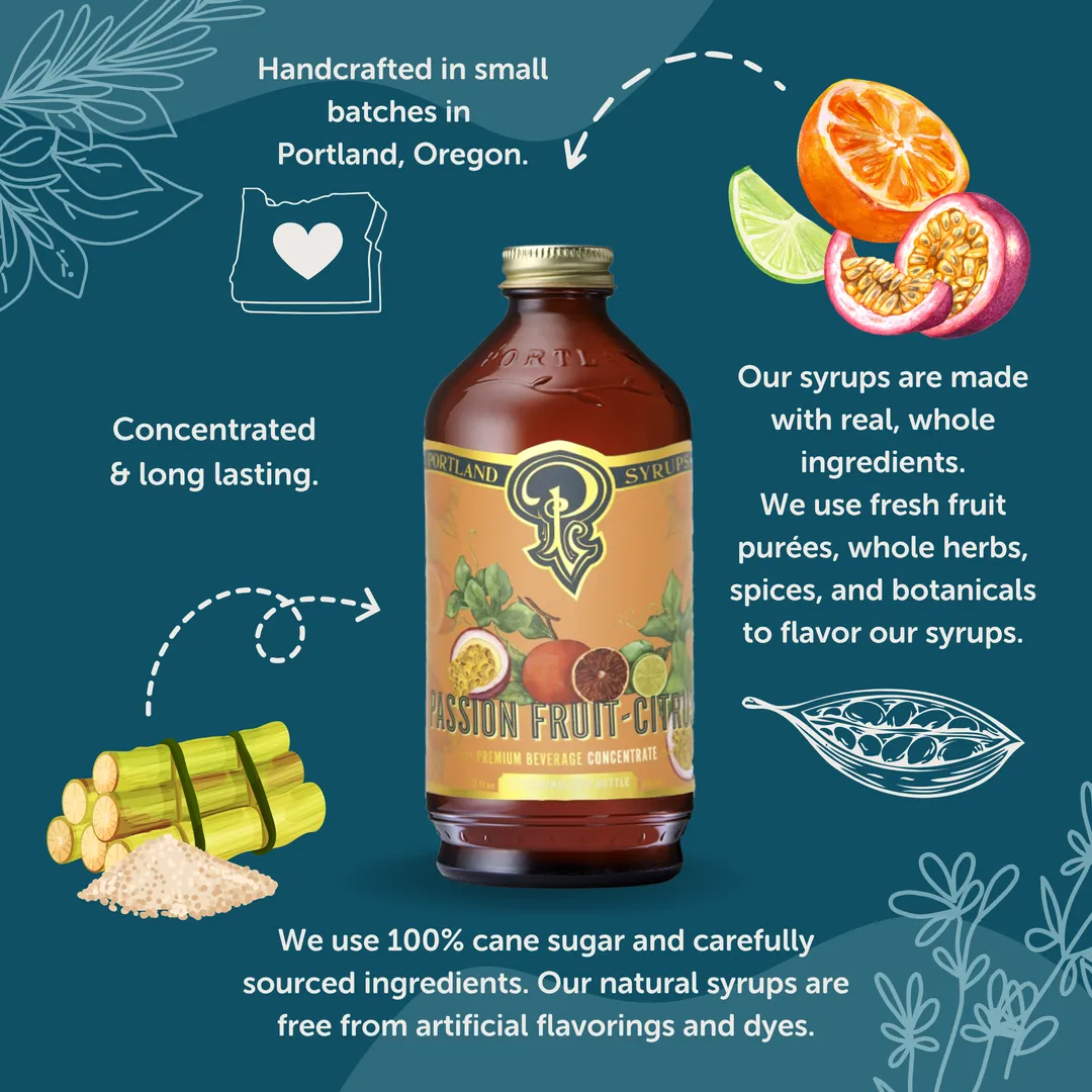 Passion Fruit Citrus Syrup 750 ml