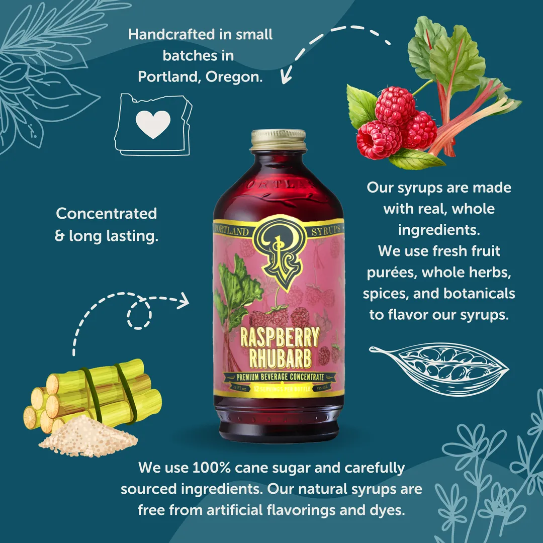 Raspberry Rhubarb 12 oz 