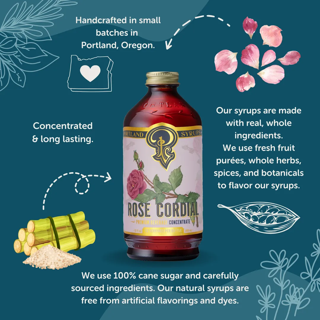 Rose Cordial – 750ml