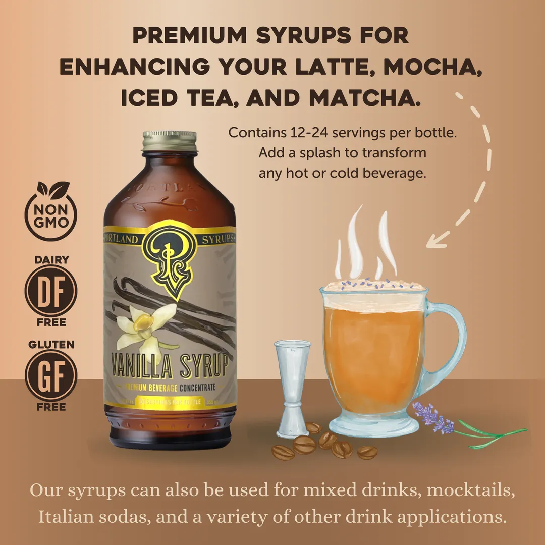 Vanilla Syrup 3.4 oz - Cocktail / Mocktail Mix