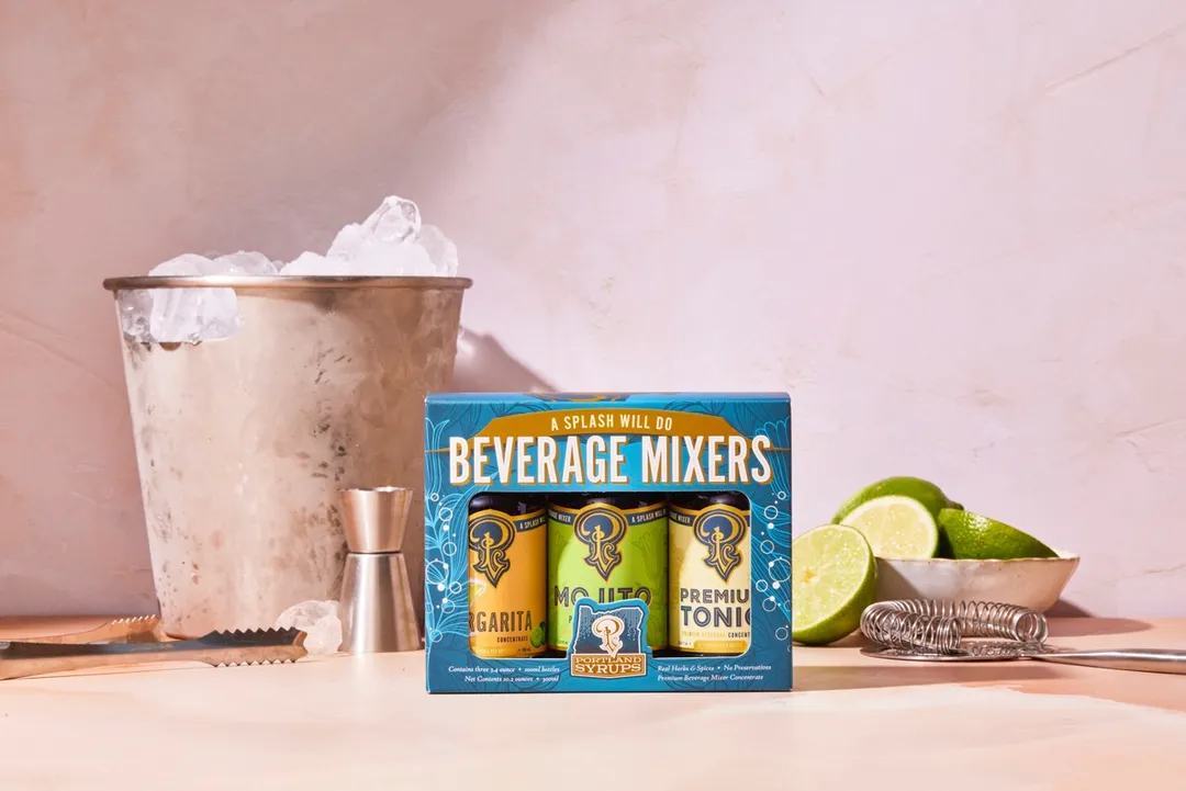 Gift Set - Blue Classic Cocktail Drink Mixers