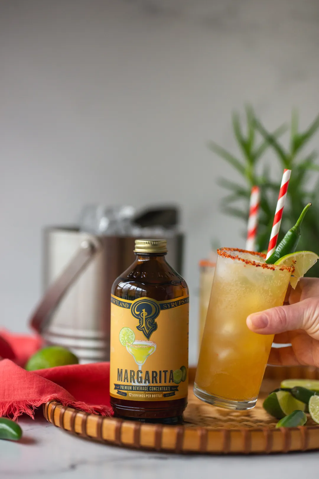 Margarita Syrup 12oz - Cocktail / Mocktail Beverage Mixer