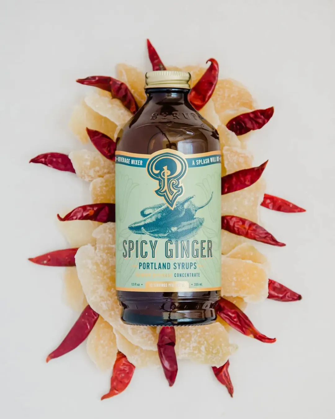 Spicy Ginger Syrup 12oz