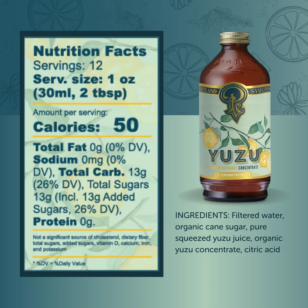 Yuzu Syrup 12 oz