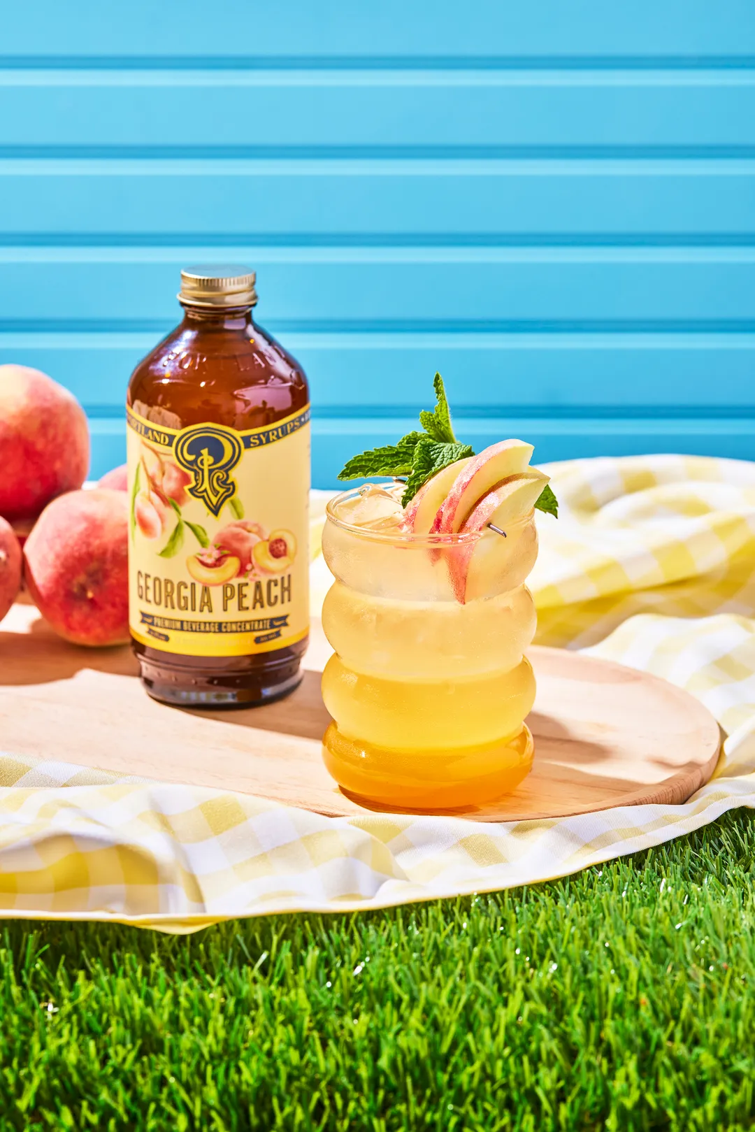 Georgia Peach Syrup 3.4 oz - Cocktail / Mocktail Mix