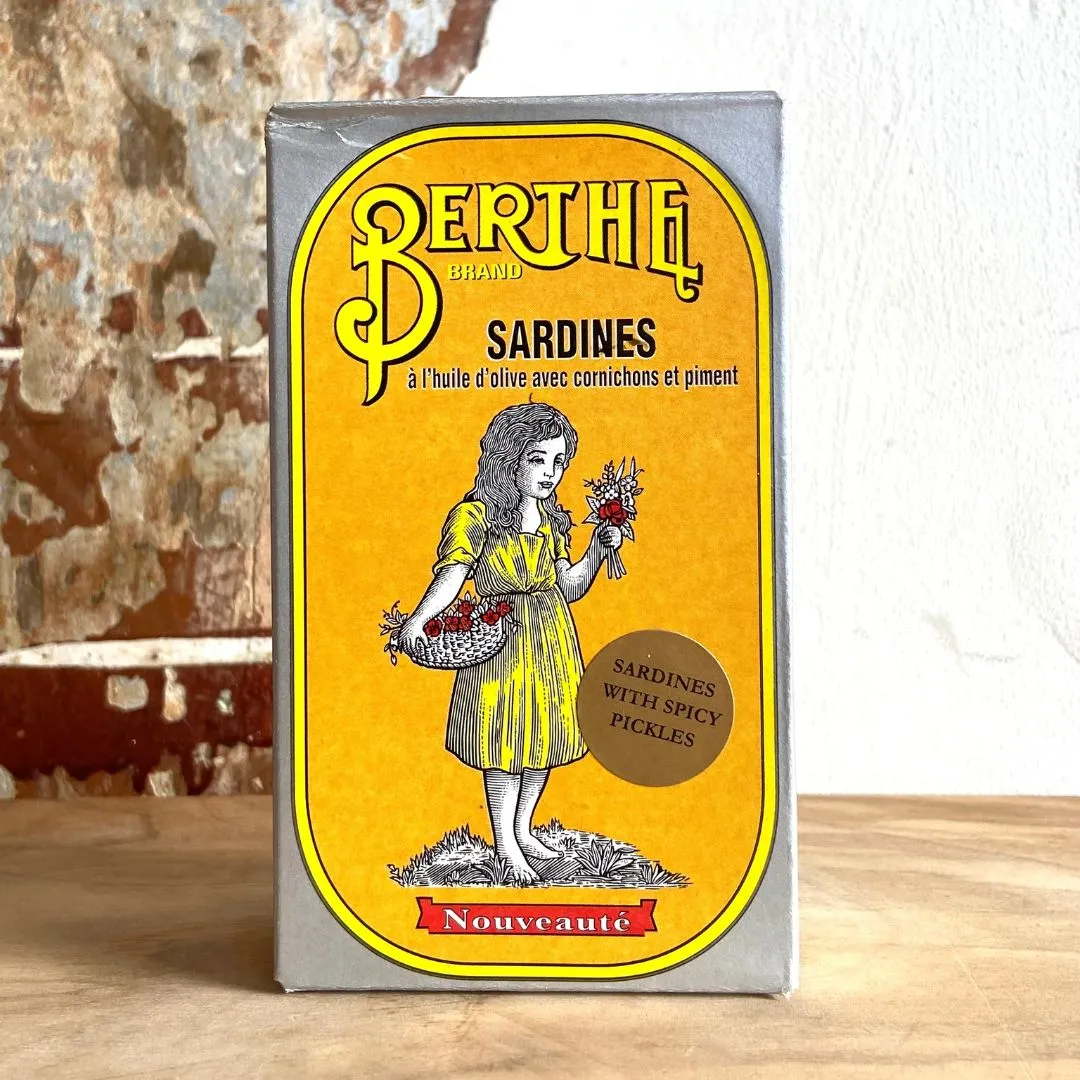 Berthe Spiced Sardines in Olive Oil with Pickles