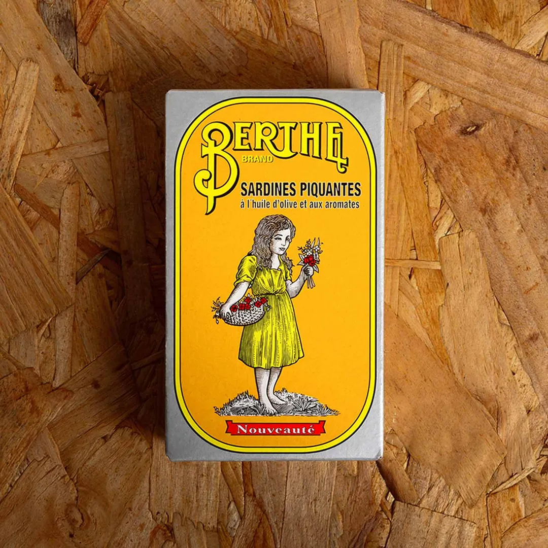 Berthe Spiced Sardines in Olive Oil with Pickles