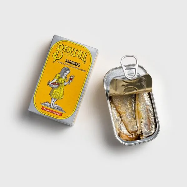 Berthe Spiced Sardines in Olive Oil with Pickles