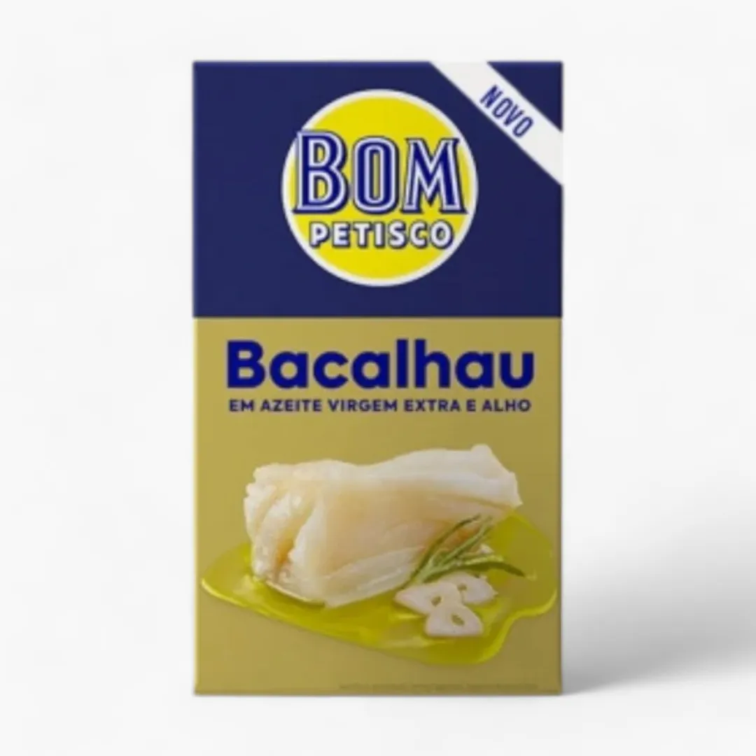 Bom Petisco Codfish in Extra Virgin Oil and Garlic-120gr